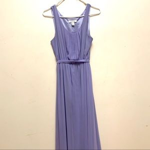 Sleeveless Lavender Maxi Dress